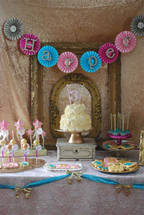 Harper's Golden Birthday Party Birthday Party Ideas | Photo 14 of 35 ...