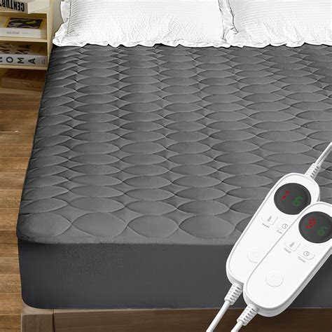 Amazon.com: MASVIS Heated Mattress Pad Queen Size with Dual Control ...