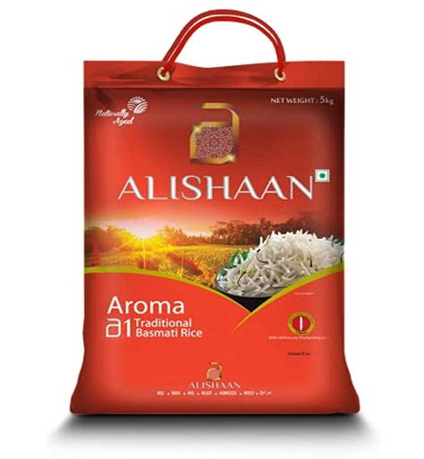 Alishaan Aroma A1 Traditional Basmati Rice, 5kg : Amazon.in: Grocery ...