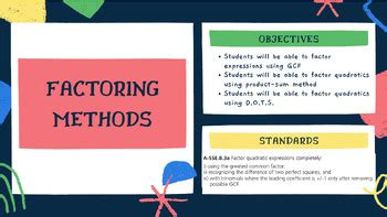 Different Factoring Methods 的图像结果