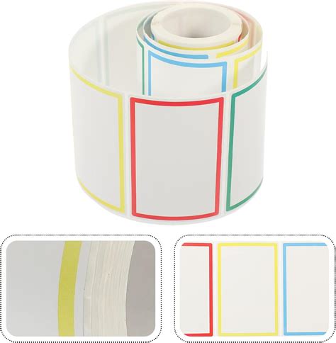 Buy Garneck Meme Stickers 1 Roll of Name Tag Stickers Colorful Border ...