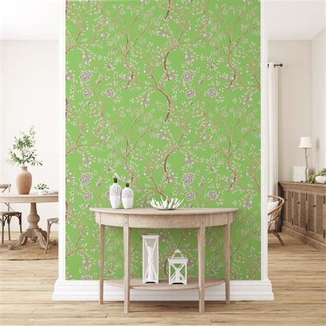 Exotic Chinoiserie Wallpaper – Myindianthings