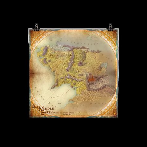 Middle-Earth Map 的图像结果