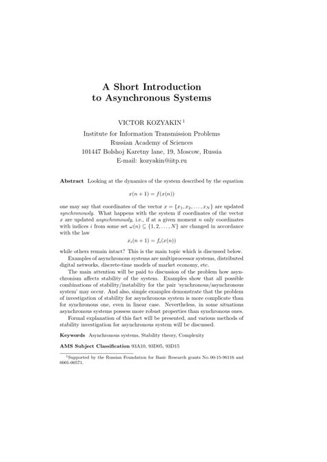 Image result for Asynchronous Systems