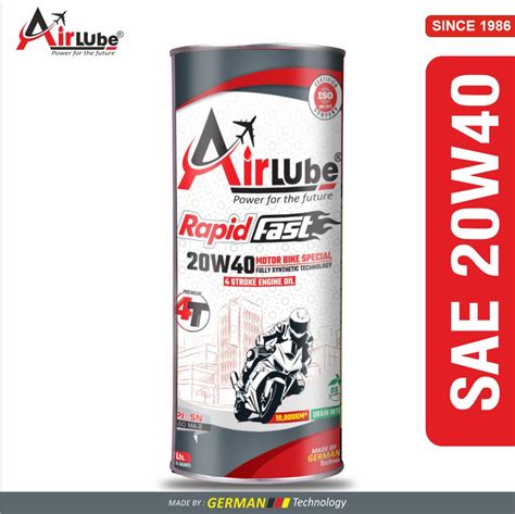 Rapid Fast 4T Engine Oil for Bike 20W40