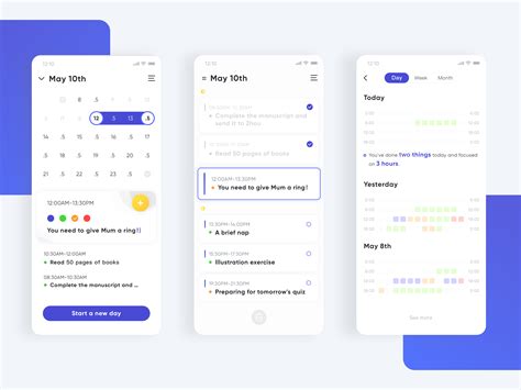 Free Design Materials – 25 Great To-Do List App UI Designs For Your ...