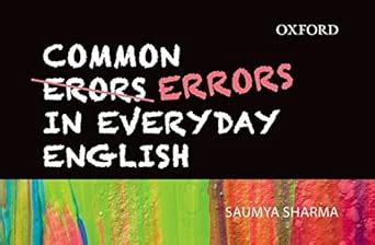 Buy COMMON ERRORS IN EVERYDAY ENGLISH Book Online at Low Prices in ...