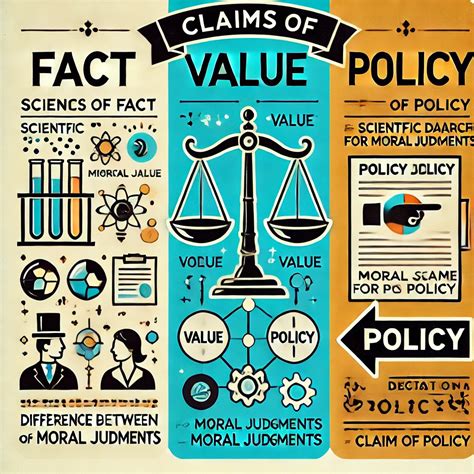 Difference Between Claims of Fact, Value, and Policy