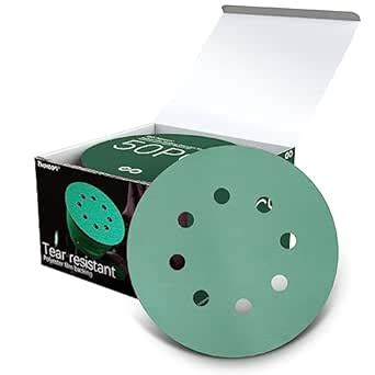Faoyoon Sanding Disc 5 Inch 8 Hole Hook & Loop, Orbital Sander Pads for ...