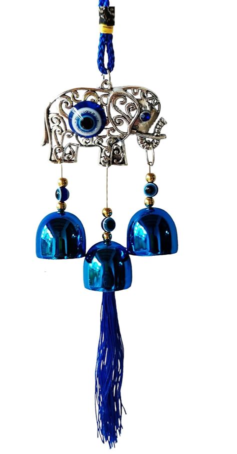 Paradigm Pictures Ganesha Evil Eye Wind Chime 3 Bells for Home & Office ...