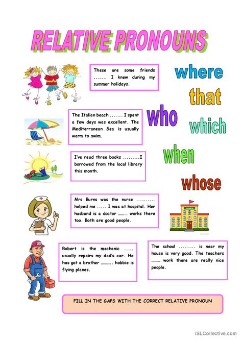 Mapa Mental Relative Pronouns - FDPLEARN