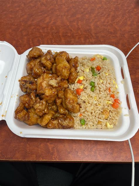 Orange Chicken Panda Express With Rice