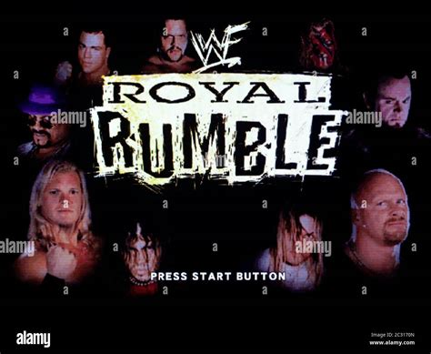 WWF Royal Rumble - Sega Dreamcast Videogame - Editorial use only Stock ...