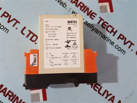 Bartec 07-7311-93719000 Relay Ac 230/240V – Aeliya Marine Tech