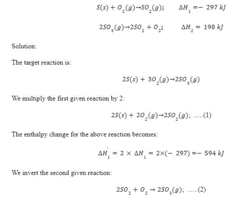 Understanding the First Law of Thermodynamics and Hess's Law in ...