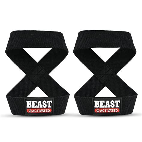 Buy EasyHealth Figure 8 Deadlift Straps | Slip Resistant Weight Lifting ...