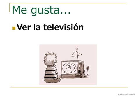 Me gusta + infinitivo: English ESL powerpoints