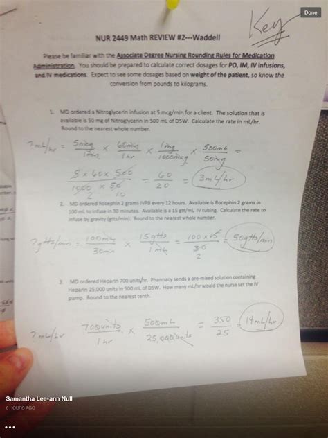 Image result for Basic Nursing Math Practice