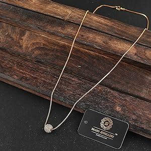 Brado Jewellery Gold Plated AD Square And One Love Heart Shape Pendant ...