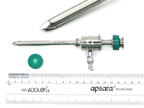 ADDLER Laparoscopic Pyramid 7mm Trocar with Cannula Surgical Instrument ...