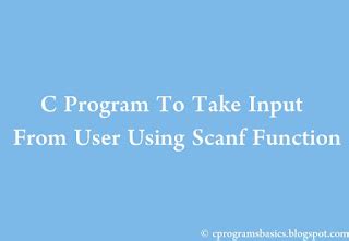 Image result for C Programming Scanf Multiple Input