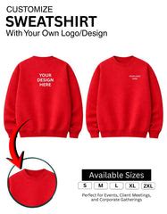 Customized SweatShirt 300 gsm T-Shirt With Your Company Logo | Order L ...