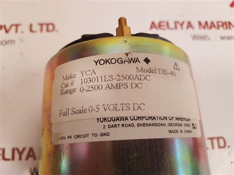 Yokogawa db-40 panel meter 0-2500 amps – Aeliya Marine Tech