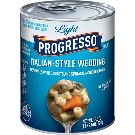 Progresso Light Italian Style Wedding Soup, 18.5 oz Can - Walmart.com ...