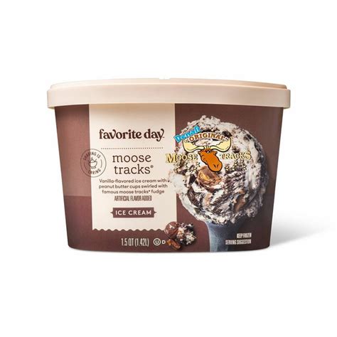 Favorite Day Denali "original" Moose Tracks Vanilla-flavored Ice Cream ...