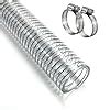 ZY-hosetube Flexible Hose 1 1/2" id - 5ft Clear PVC Spiral Steel Wire ...