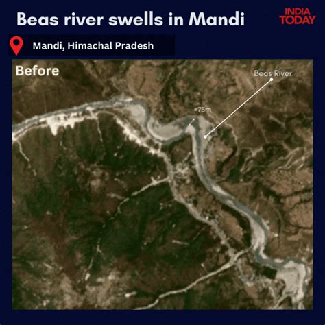 Swollen rivers, breached embankments: Satellite captures flood ...