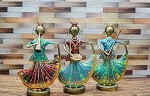 GUNENDRA Crafts Metal Rajasthani Musicians Item showpiece - Decorative ...