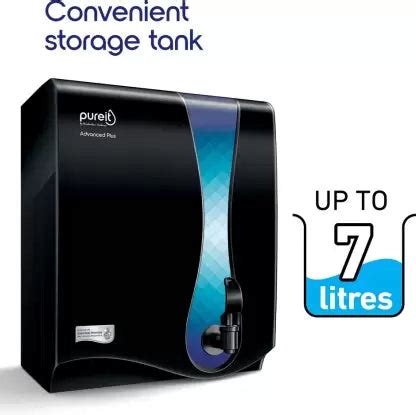Pureit Advanced Plus RO+MF+MP 7 L RO + MF Water Purifier (Black ...