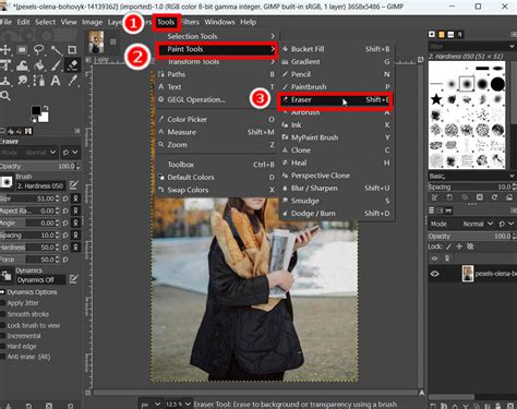 Image result for GIMP Tutorials Eraser