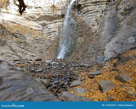 Battle Creek Falls in Autumn Stock Image - Image of pleasant, water ...