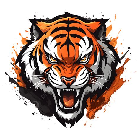 Tiger Head Logo Design, Tiger Head, Tiger Logo, Animal PNG Transparent Image and Clipart for ...