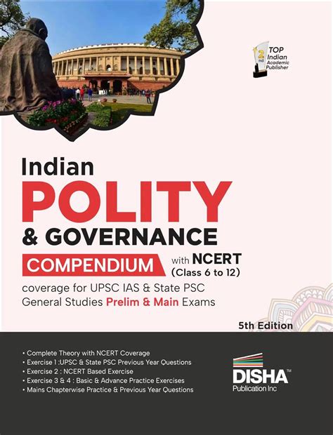 Indian Polity & Governance Compendium with NCERT (Class 6 to 12) cover ...