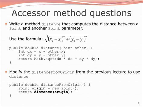 Accessor Method Java Example 的图像结果