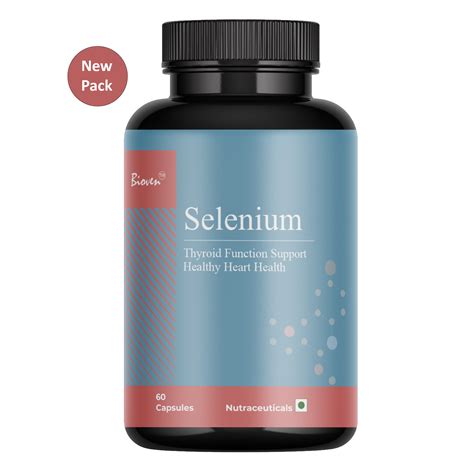Bioven Buy Best Supplement Selenium-40MCG 55% off Pack | Thyroid ...