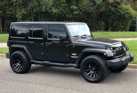 Black Jeep Wrangler With Black Rims