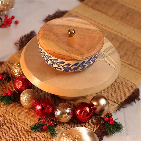 Blue Leafy Bowl – The Blooming Bagh
