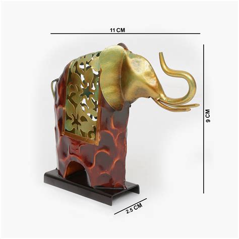 Buy VEDAS Metal Elephant Figurine from Vedas at just INR 5199.0
