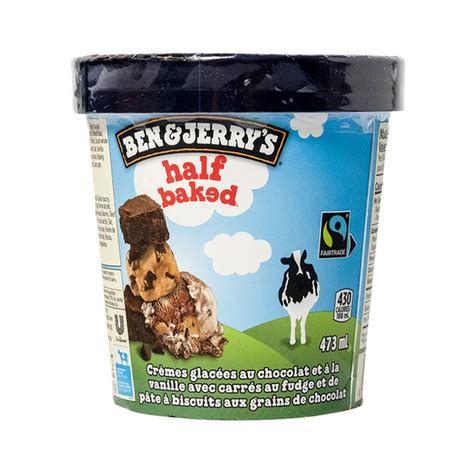 Ben & Jerry's Half Baked Non-Gmo Ice Cream With Fairtrade Ingredients ...