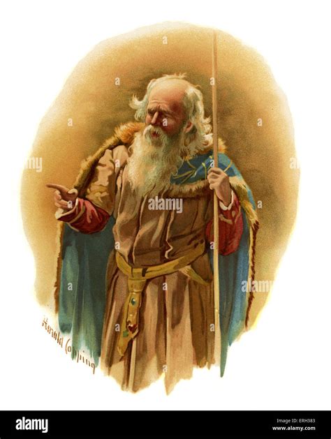 Polonius, Claudius' counsellor, in Hamlet, Prince of Denmark by William ...