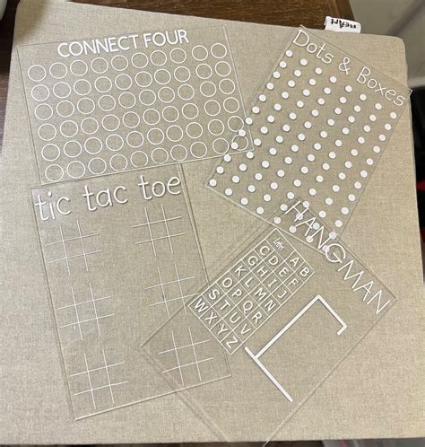 Dry Erase Board Games - Etsy