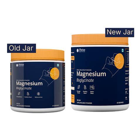 iThrive Magnesium Bisglycinate for Sleep & Anxiety — 180gm, No Fillers ...