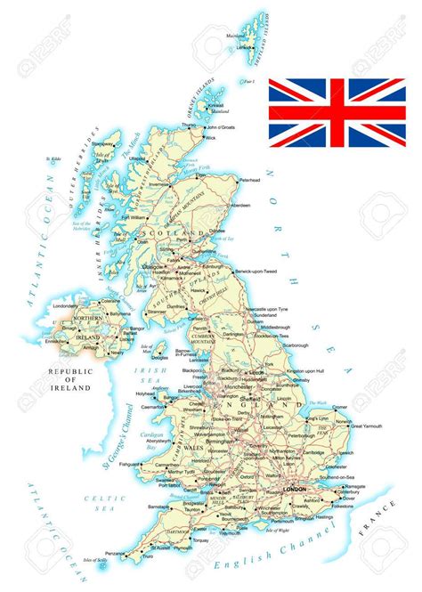 Image result for Basic UK Map With