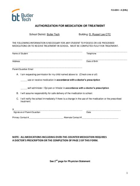 Fillable Online may receive the following medication Fax Email Print ...