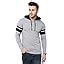 Buy BI FASHION Men's Cotton Striped Round Neck Contrast Hooded T-Shirt ...