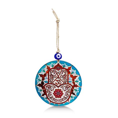 Buy Om Wall and Evil Eye Amulet Hanging Decoration Online at ...